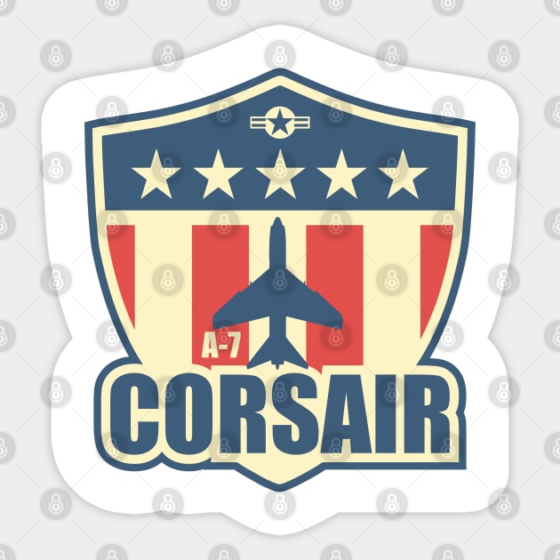 A-7 Corsair II Patch Sticker by TCP